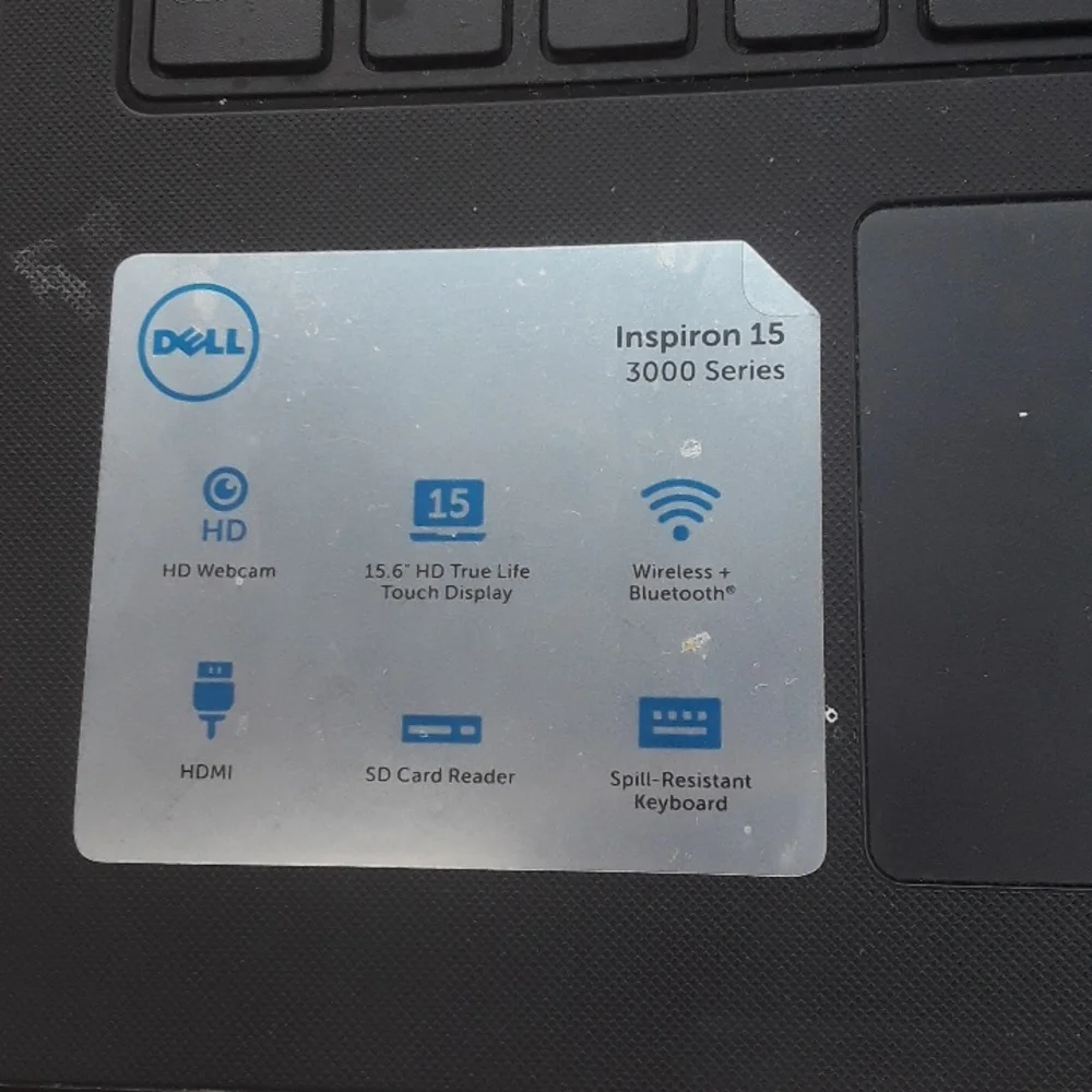 Touchscreen Dell inspirion 15 3000